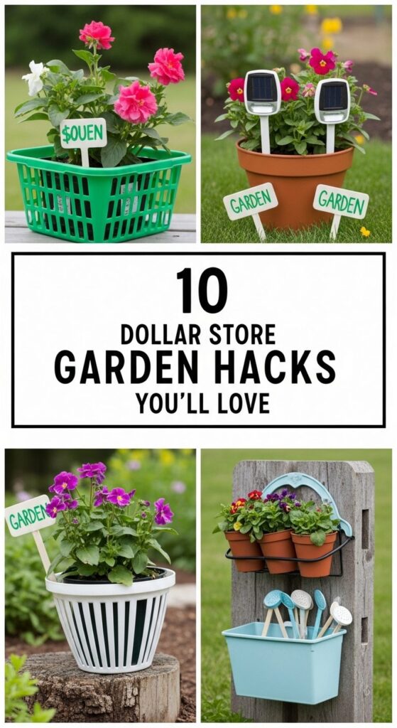 Dollar Store Garden Hacks You’ll Love