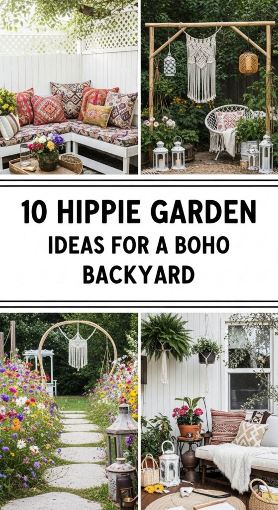 Hippie Garden Ideas for a Boho Backyard
