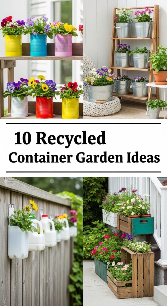 Recycled Container Garden Ideas
