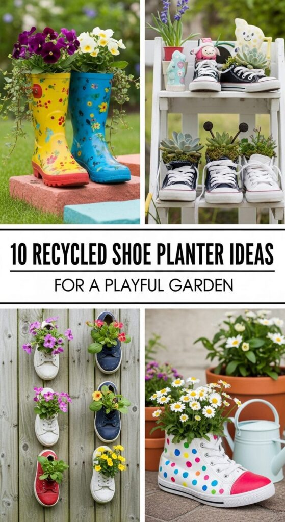 Recycled Shoe Planter Ideas for a Playful Garden