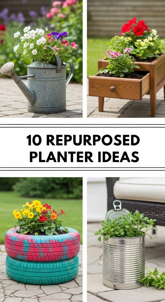 Repurposed Planter Ideas