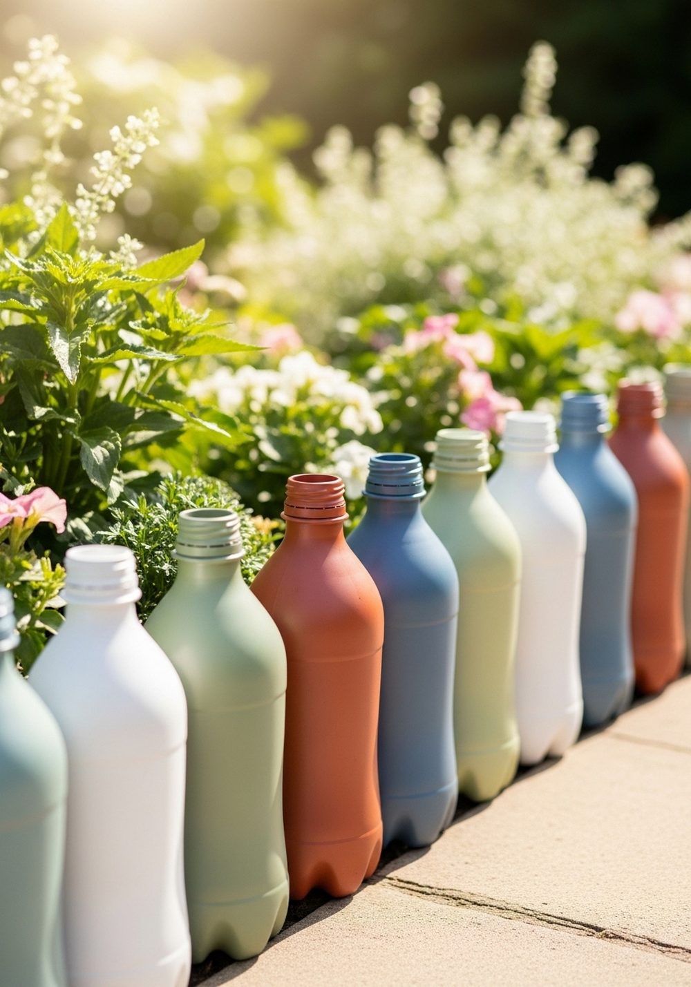 Colorful Bottle Border Edge