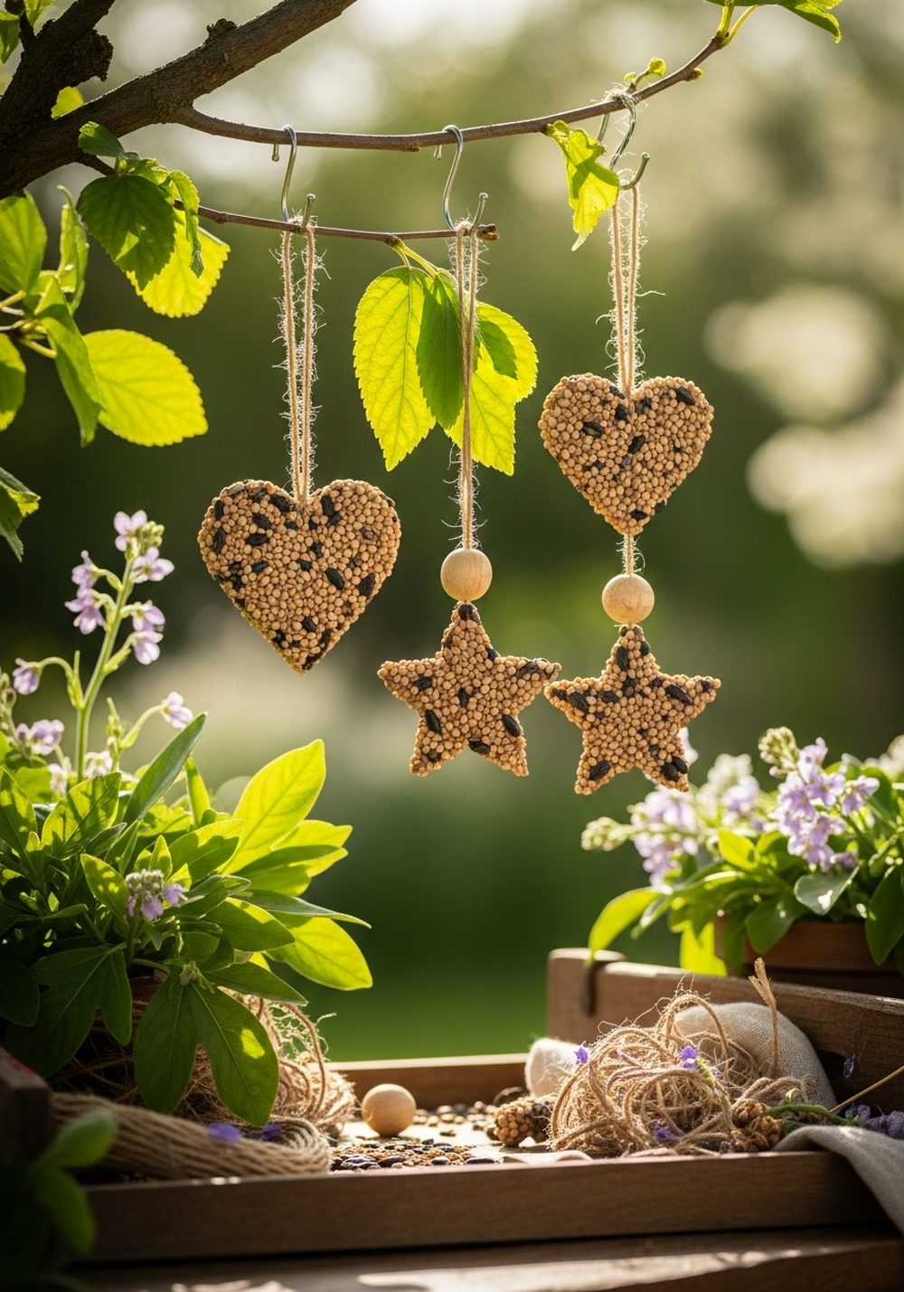 DIY Birdseed Ornaments