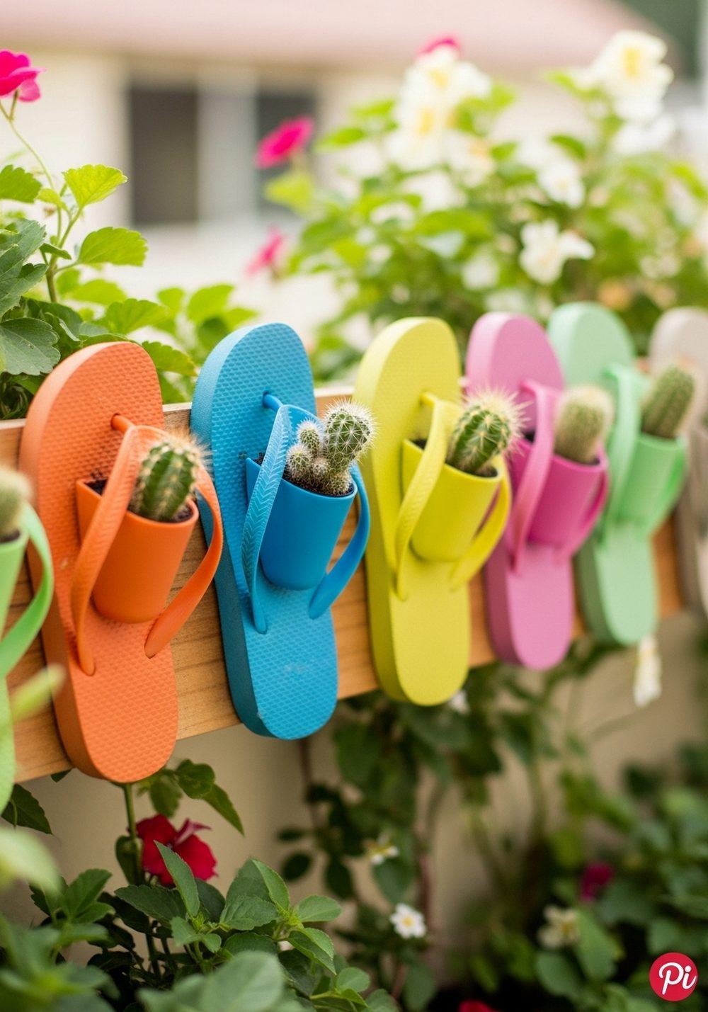 Flip-Flop Mini Cactus Row