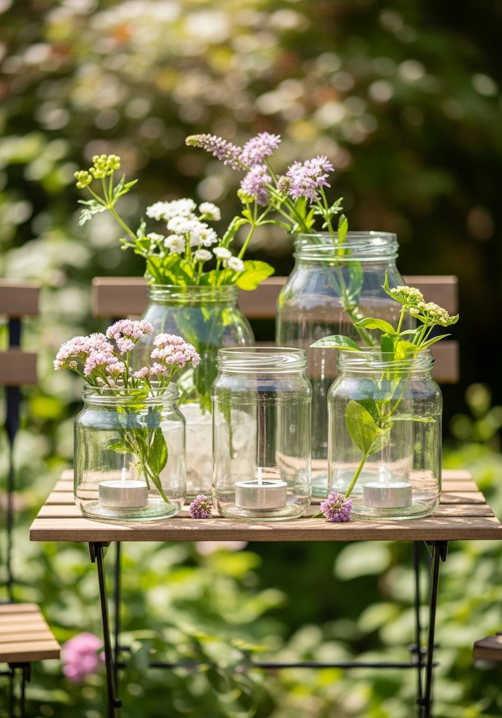 Jar Lantern Table Garden