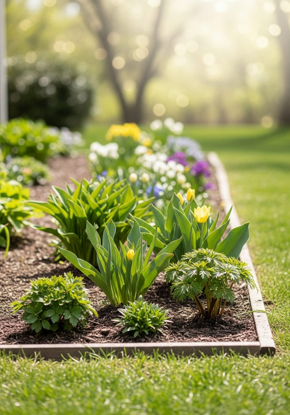 Low-Maintenance Perennial Border