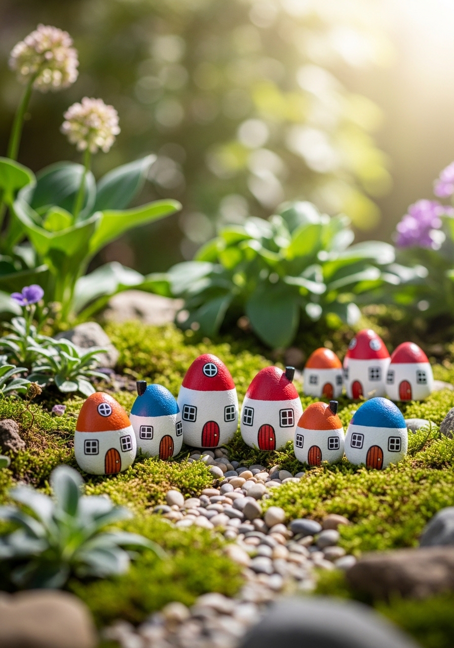 Mini Rock House Village