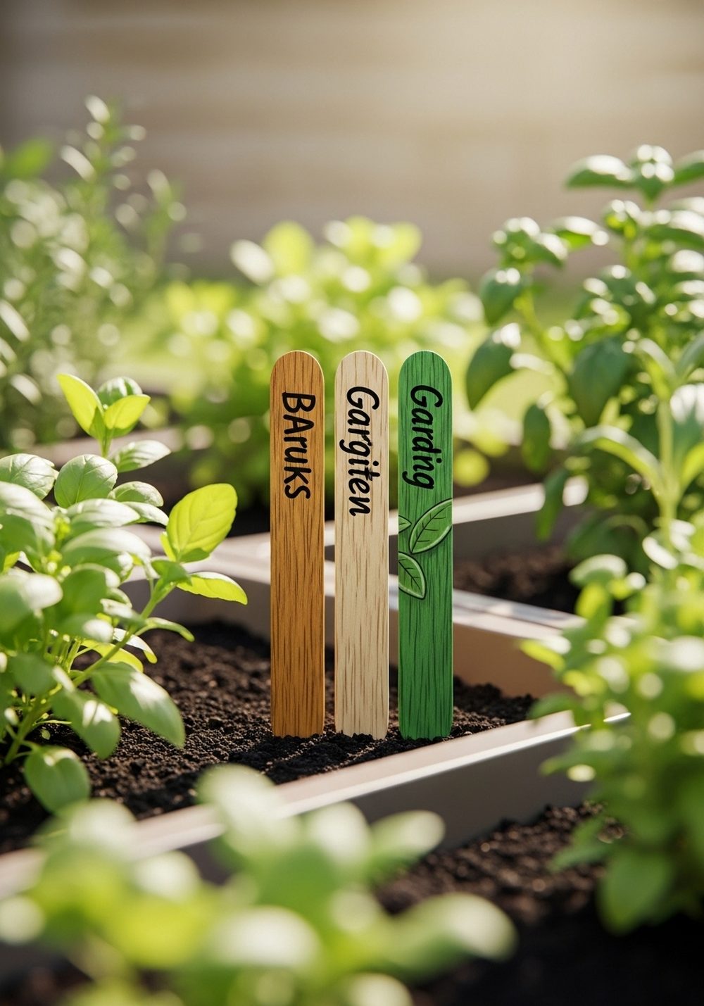 Paint-Stick Garden Marker Set