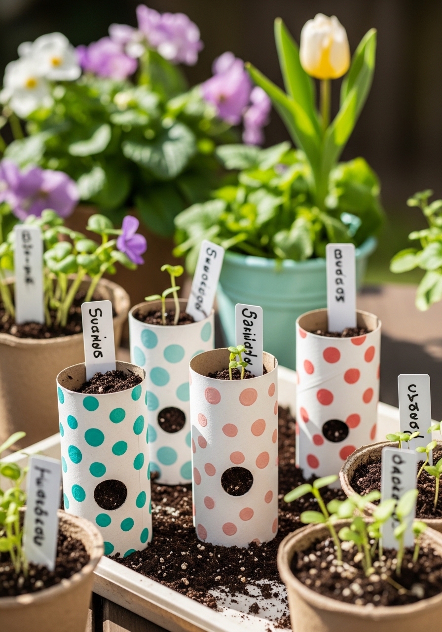 Polka Dot Spring Seed Tubes