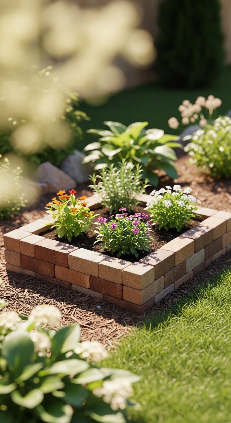 Simple Raised Bed With Budget Edging
