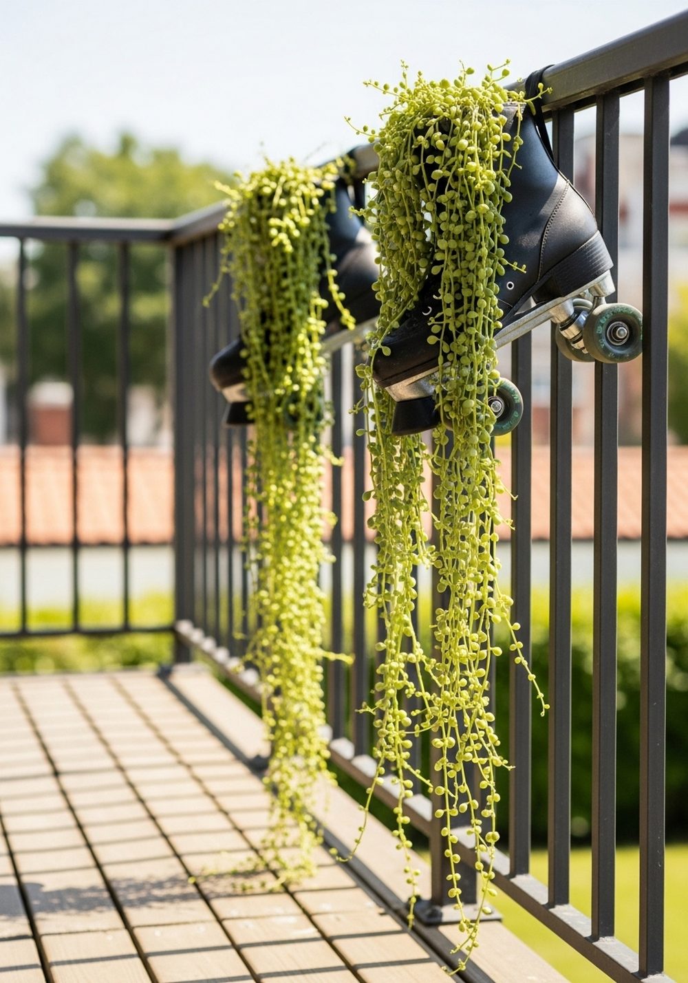 Skating Shoe Trailing Plant Rail Display