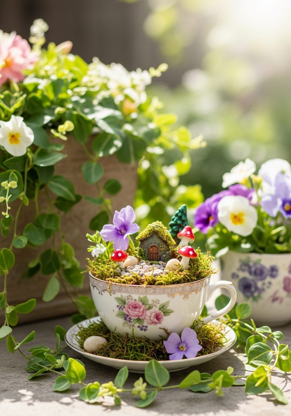 Teacup Fairy Garden