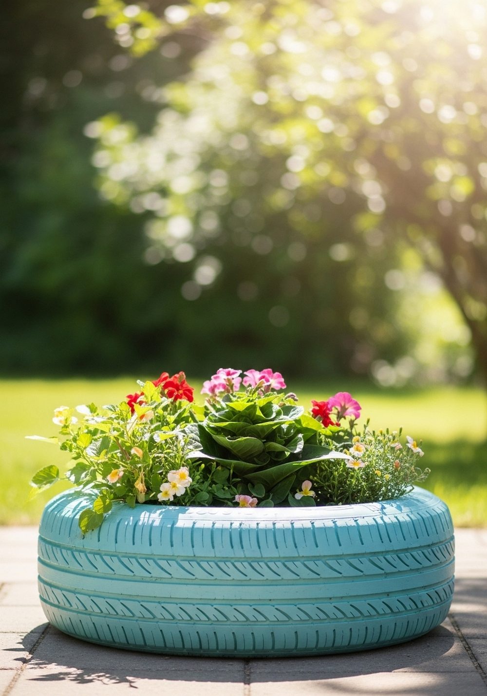 Tire Planter Color Pop