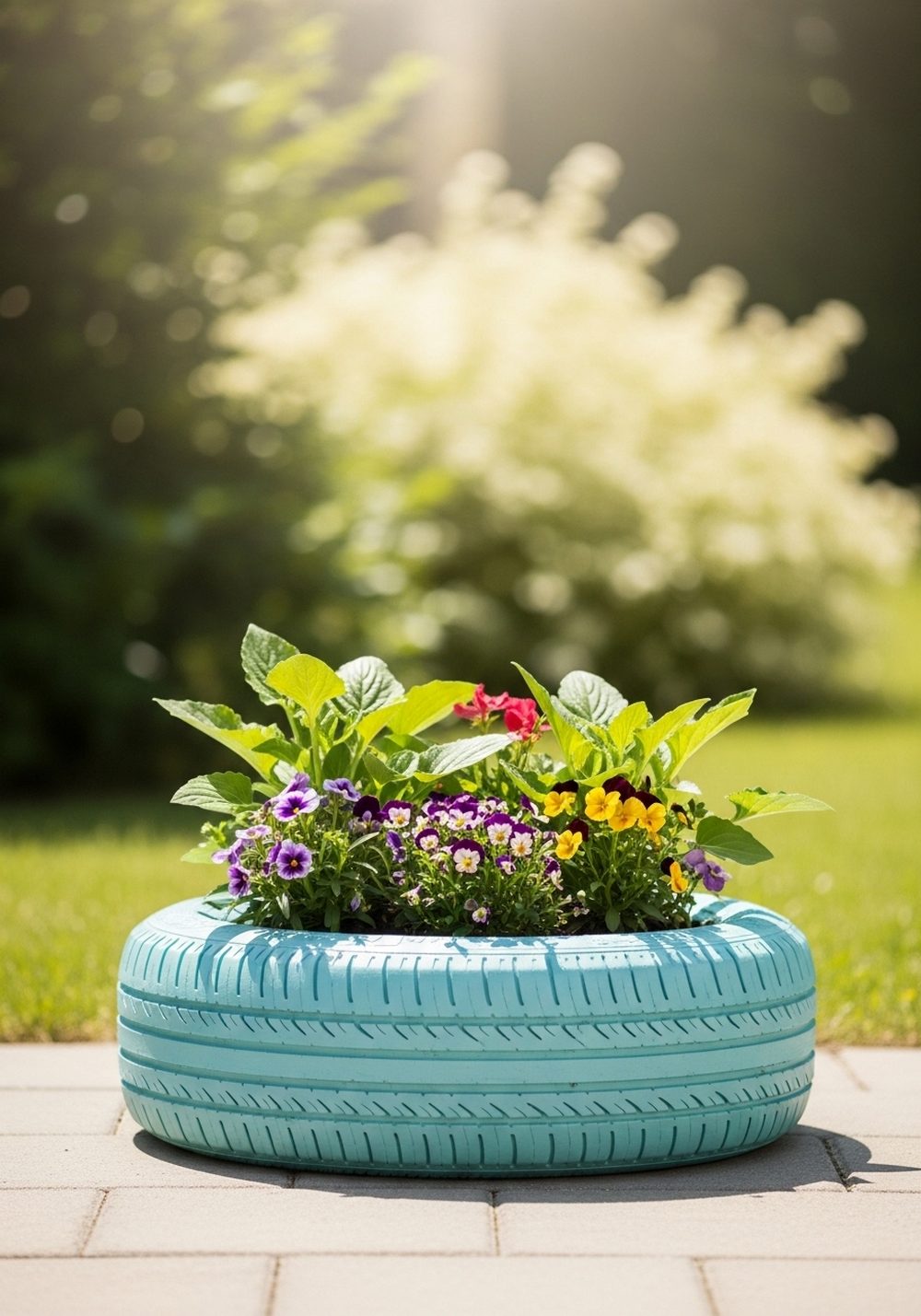 Tire Planter Pop Corner