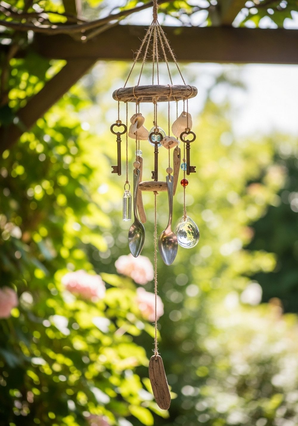 Wind Chime From Recycled Items