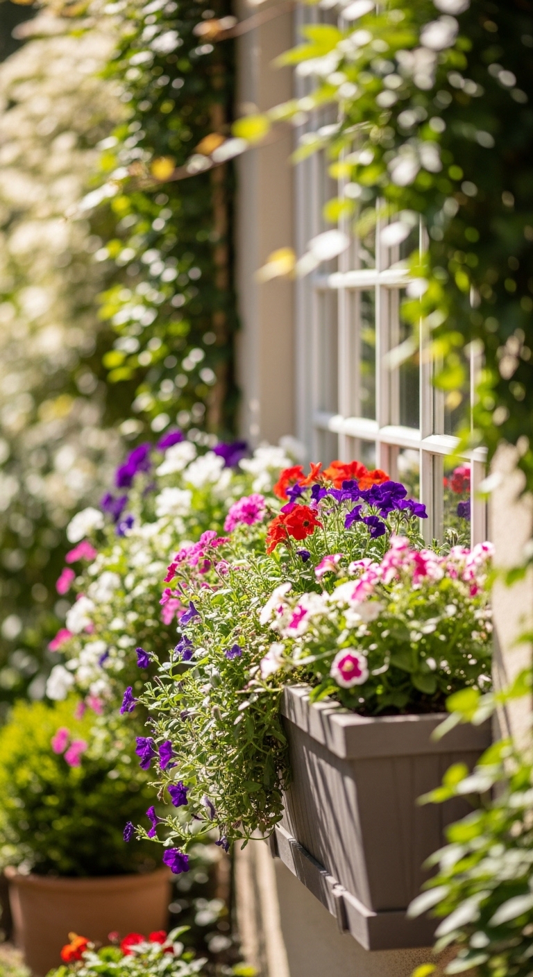 Window Box Style Flower Planters