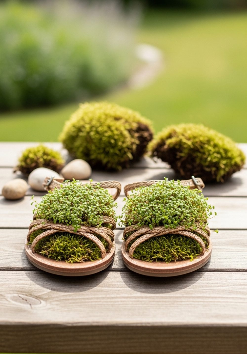 Woven Sandal Moss & Groundcover Tray