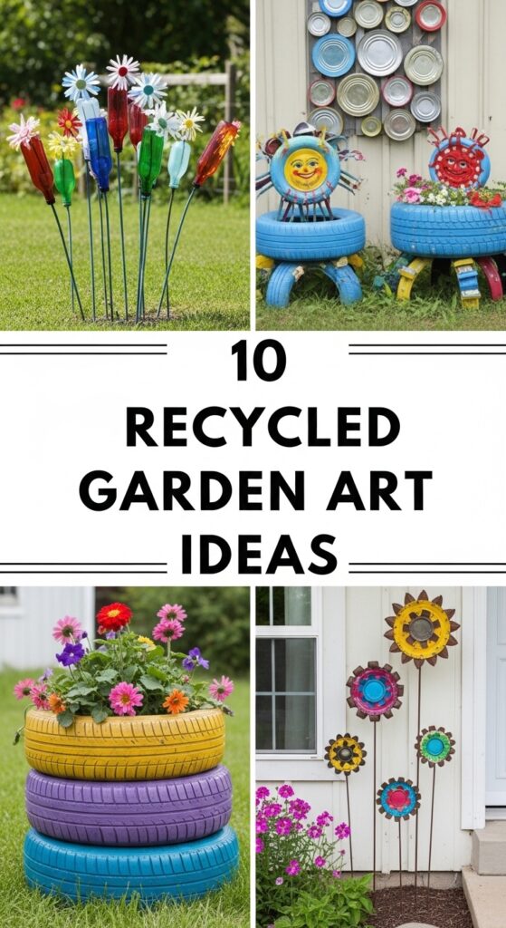 Recycled Garden Art