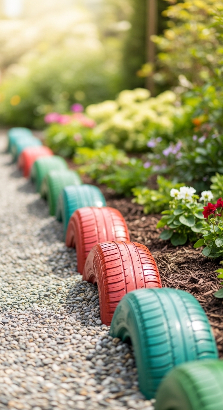 Tire Garden Border